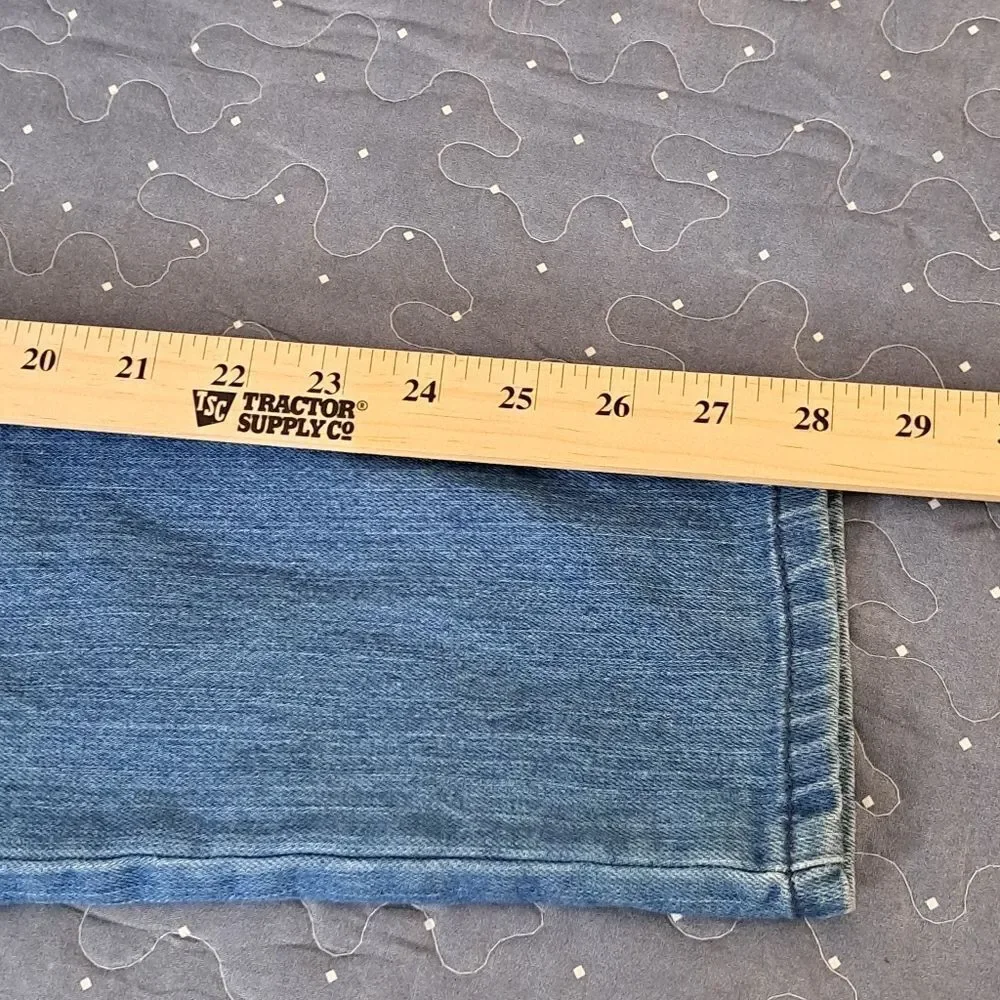 Old Navy Boyfriend skinny blue jean overalls size large